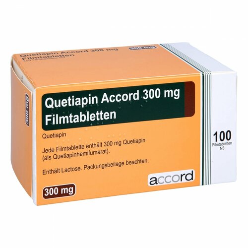 Quetiapin Accord 300mg Filmtabletten, 100 Stk., Accord Healthcare GmbH