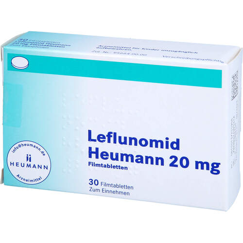 Leflunomid Heumann 20 mg Filmtabletten, 30 Stk., Heumann Pharma GmbH & Co. Generica KG