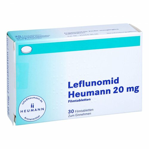 Leflunomid Heumann 20 mg Filmtabletten, 30 Stk., Heumann Pharma GmbH & Co. Generica KG