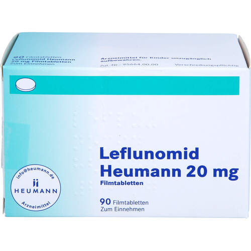 Leflunomid Heumann 20 mg Filmtabletten, 90 Stk., Heumann Pharma GmbH & Co. Generica KG