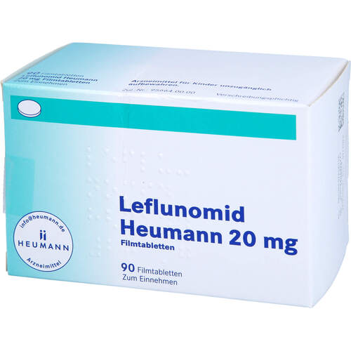 Leflunomid Heumann 20 mg Filmtabletten, 90 Stk., Heumann Pharma GmbH & Co. Generica KG