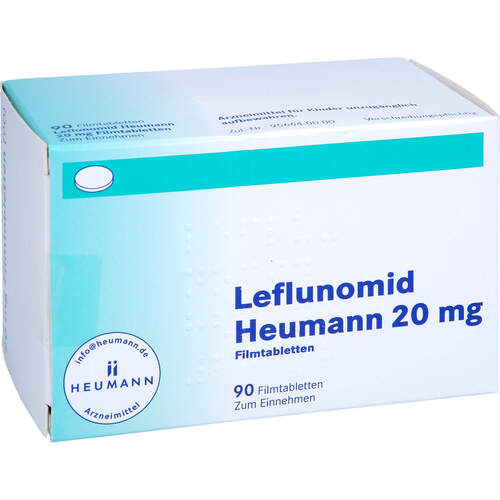 Leflunomid Heumann 20 mg Filmtabletten, 90 Stk., Heumann Pharma GmbH & Co. Generica KG