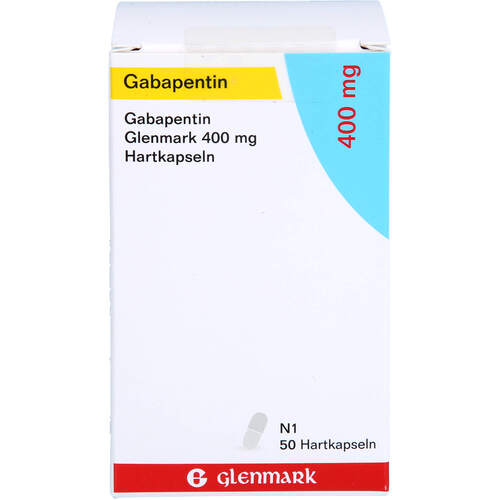 Gabapentin Glenmark 400 mg Hartkapseln, 50 Stk., Glenmark Arzneimittel GmbH