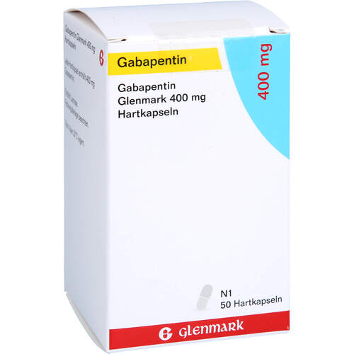 Gabapentin Glenmark 400 mg Hartkapseln, 50 Stk., Glenmark Arzneimittel GmbH