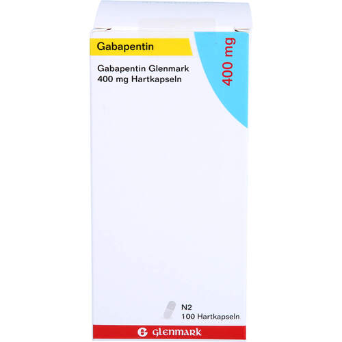 Gabapentin Glenmark 400 mg Hartkapseln, 100 ST, Glenmark Arzneimittel GmbH