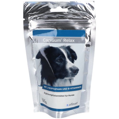 CANIGUM RELAX ERG&Auml;NZUNGSFUTTERMITTEL F&Uuml;R HUNDE, 120 g, alfavet Tierarzneimittel GmbH