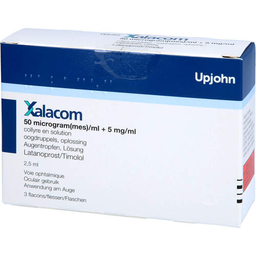 Xalacom Augentropfen, 3x2,5 ml, Abacus Medicine A/S