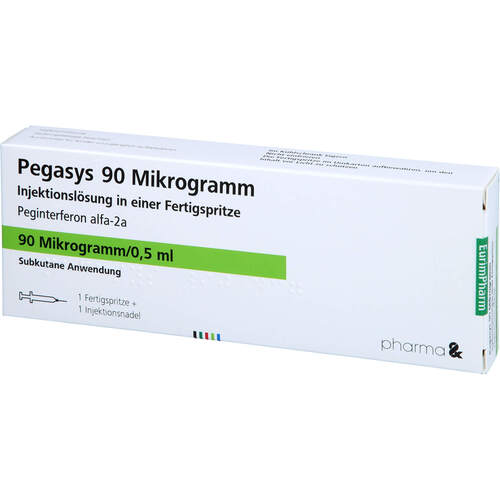 Pegasys 90 ug Injektionslösung i.e.Fertigspritze, 1 st, Eurimpharm Arzneimittel GmbH