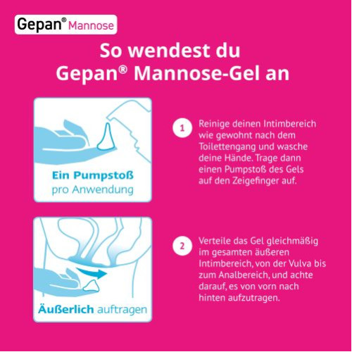 Gepan Mannose-Gel, Intimpflege mit Schutzfaktor, 30 ml, G. Pohl-Boskamp GmbH & Co. KG