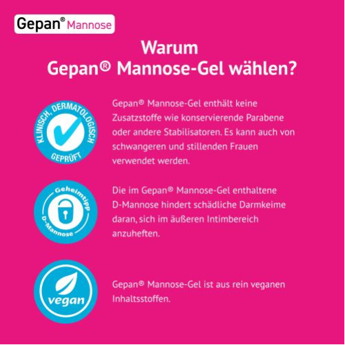 Gepan Mannose-Gel, Intimpflege mit Schutzfaktor, 30 ml, G. Pohl-Boskamp GmbH & Co. KG