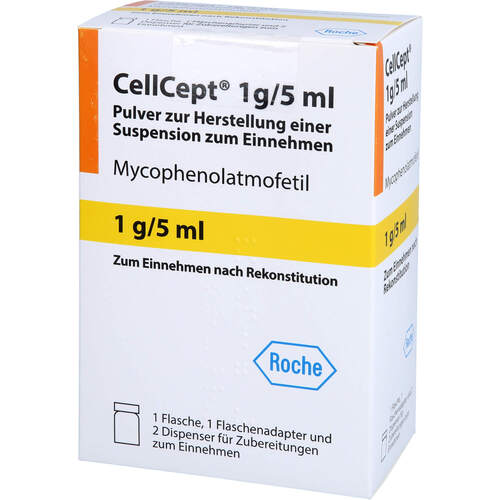CellCept 1 g/5 ml Pulver z.Herstell.e.Susp.z.Einn., 110 g, Abacus Medicine A/S