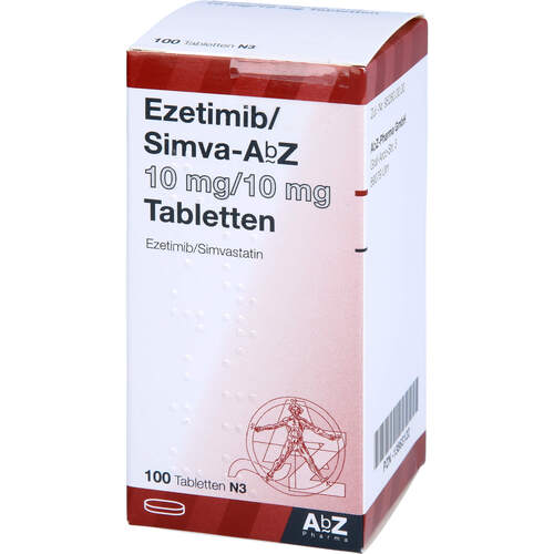 Ezetimib/Simva-AbZ 10 mg/10 mg Tabletten, 100 ST, Abz Pharma GmbH