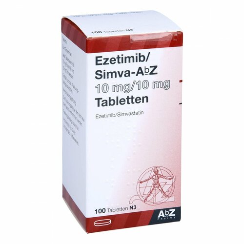 Ezetimib/Simva-AbZ 10 mg/10 mg Tabletten, 100 Stk., Abz Pharma GmbH