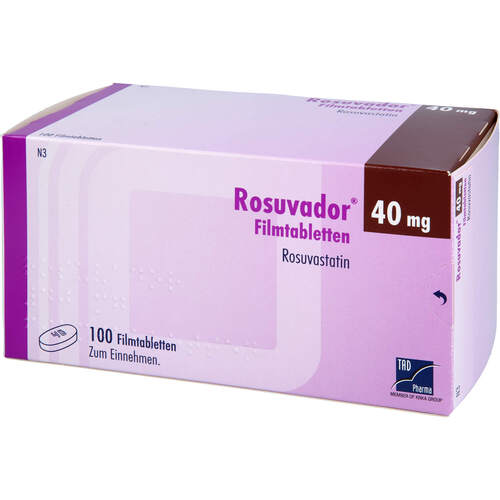 Rosuvador 40 mg Filmtabletten, 100 ST, TAD Pharma GmbH