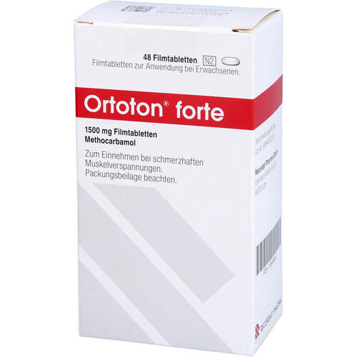 Ortoton forte 1500mg Filmtabletten, 48 ST, Recordati Pharma GmbH