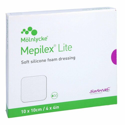 MEPILEX lite Schaumverband 10x10 cm, 5 Stk., + Prisoma GmbH