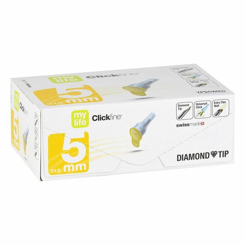 MYLIFE Clickfine Pen-Nadeln 5 mm, 100 Stk., + Prisoma GmbH