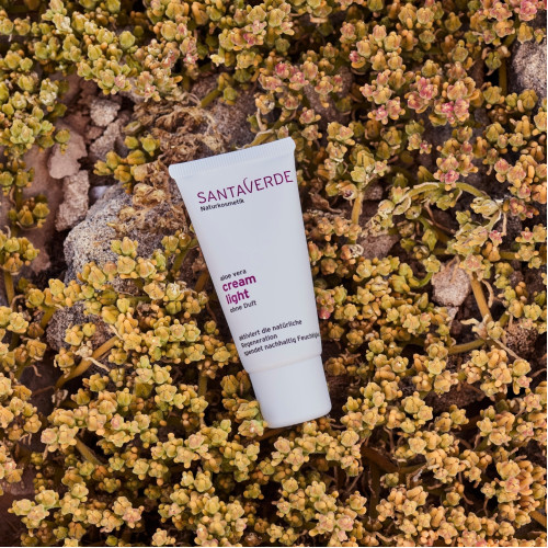 aloe vera creme light ohne Duft, 30 ml, SANTAVERDE GmbH