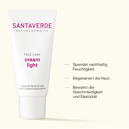 aloe vera creme light, 30 ml, SANTAVERDE GmbH