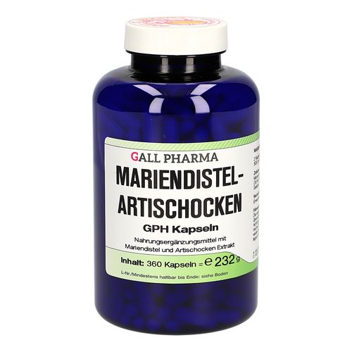 MARIENDISTEL-ARTISCHOCKEN GPH KAPSELN, 360 Stk., Hecht-Pharma GmbH