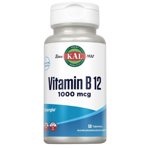 Vitamin B12 1000 mcg KAL, 50 Stk., Supplementa GmbH
