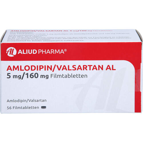 Amlodipin/Valsartan AL 5 mg/160 mg, 56 Stk., Aliud Pharma GmbH