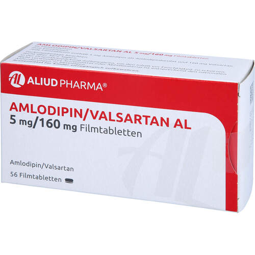 Amlodipin/Valsartan AL 5 mg/160 mg, 56 Stk., Aliud Pharma GmbH