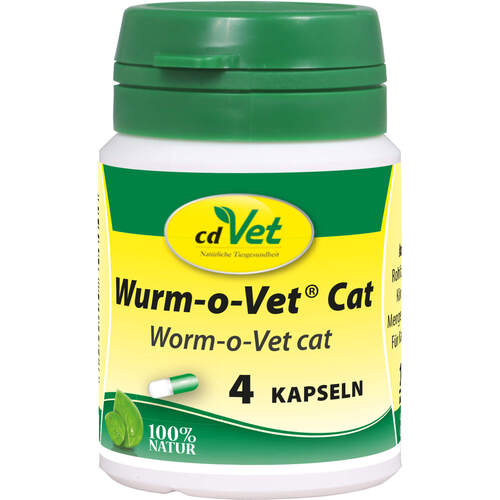 Wurm-o-Vet Cat 4 Kapseln, 4 Stk., cdVet Naturprodukte GmbH