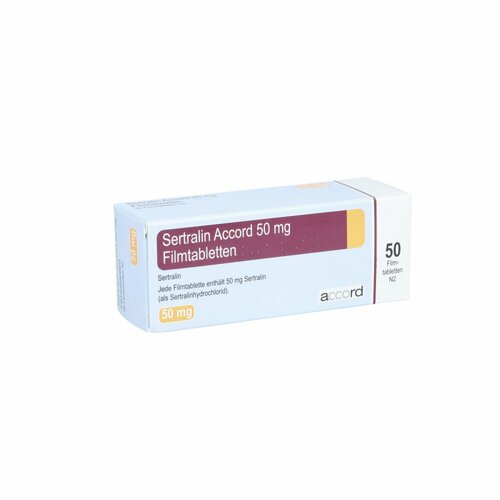 Sertralin Accord 50 mg Filmtabletten, 50 Stk., Accord Healthcare GmbH