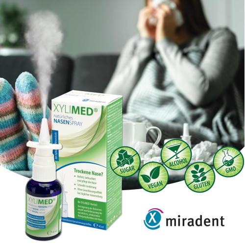 miradent Xylimed Nasenspray natürlich, 45 ml, Hager Pharma GmbH