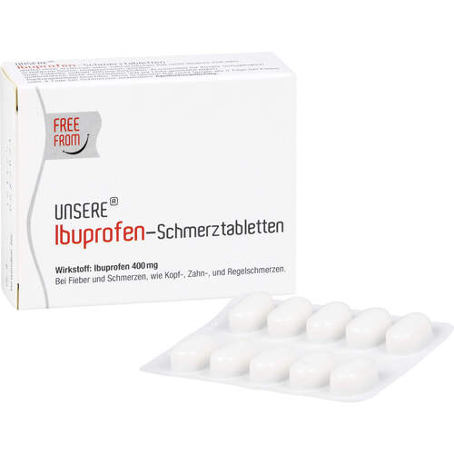 Unsere Ibuprofen-Schmerztabletten, 30 ST, Apofaktur E.K.