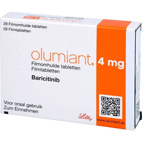 Olumiant 4 mg Filmtabletten, 28 Stk., Haemato Pharm GmbH