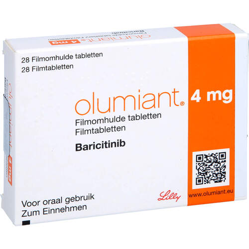 Olumiant 4 mg Filmtabletten, 28 Stk., Haemato Pharm GmbH