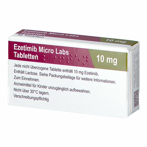 Ezetimib Micro Labs 10 mg, 50 ST, Micro Labs GmbH