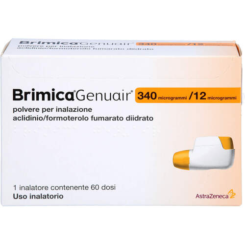 Brimica Genuair 340 ug/12 ug Plv.z.Inhalation 60ED, 1 Stk., Fd Pharma GmbH