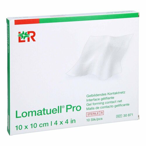 LOMATUELL Pro 10x10 cm steril, 10 Stk., B2b Medical GmbH