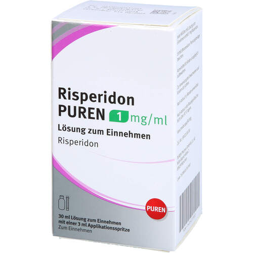 Risperidon PUREN 1 mg/ml Lösung zum Einnehmen, 30 ml, PUREN Pharma GmbH & Co. KG