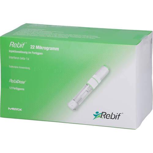 Rebif 22 Mikrogramm Inj.-Lsg.in einem Fertigpen, 12 ST, Abacus Medicine A/S