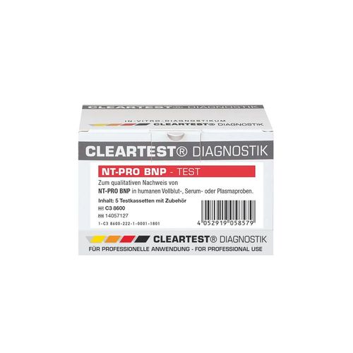 Cleartest NT-Pro-BNP, 5 Stk., Diaprax GmbH