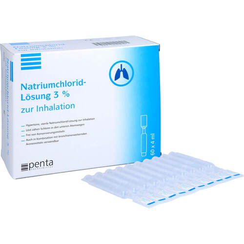 Natriumchlorid-Lösung 3% zur Inhalation, 60X4 ML, Penta Arzneimittel GmbH