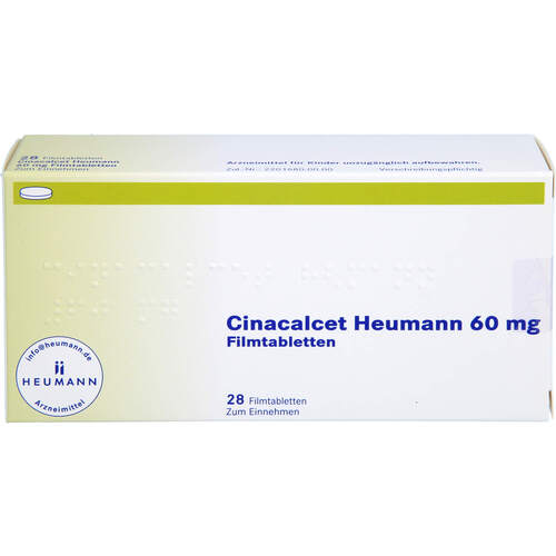 Cinacalcet Heumann 60 mg Filmtabletten, 28 Stk., Heumann Pharma GmbH & Co. Generica KG