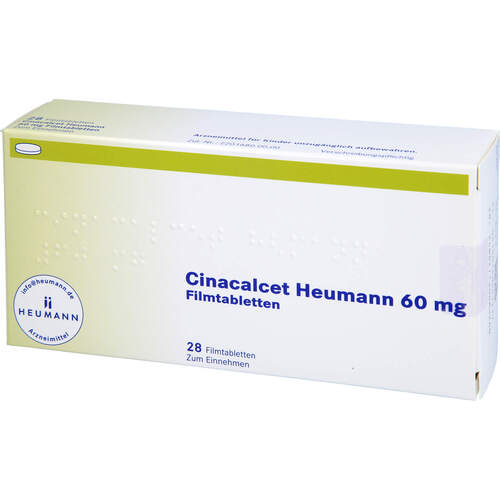 Cinacalcet Heumann 60 mg Filmtabletten, 28 Stk., Heumann Pharma GmbH & Co. Generica KG