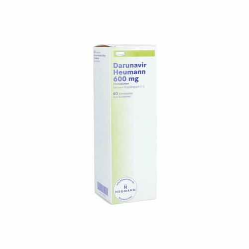 Darunavir Heumann 600 mg Filmtabletten, 60 Stk., Heumann Pharma GmbH & Co. Generica KG