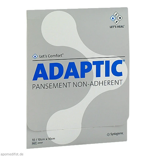 ADAPTIC 10x10 cm feuchte Wundauflage 2010F, 10 ST, B2b Medical GmbH