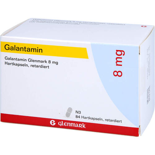 Galantamin Glenmark 8 mg Hartkapseln retardiert, 84 Stk., Glenmark Arzneimittel GmbH