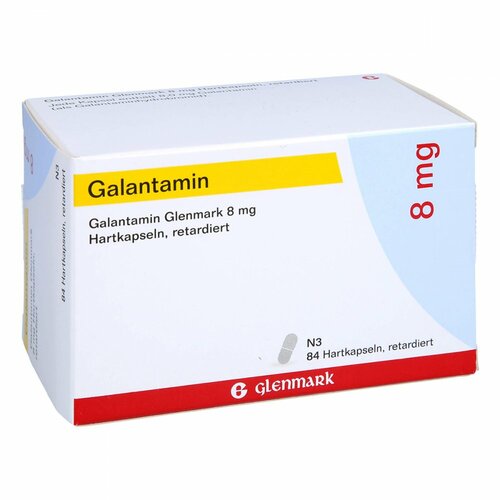 Galantamin Glenmark 8 mg Hartkapseln retardiert, 84 Stk., Glenmark Arzneimittel GmbH