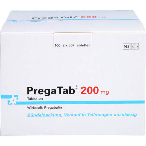 PregaTab 200 mg, 100 Stk., neuraxpharm Arzneimittel GmbH