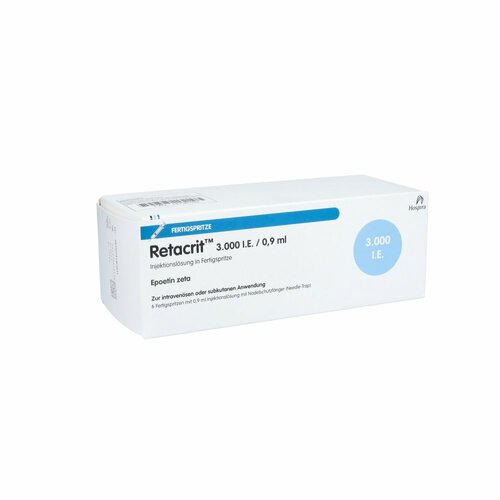 RETACRIT 3000 I.E./0.9 ml Fertigspr.m.Sich.System, 6 ST, Pfizer Pharma GmbH