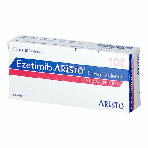Ezetimib Aristo 10mg Tabletten, 30 Stk., Aristo Pharma GmbH