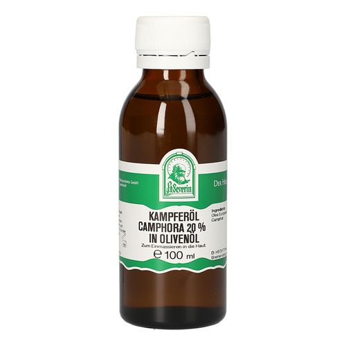 KAMPFERÖL CAMPHORA 20% IN OLIVENÖL, 100 ml, Hecht-Pharma GmbH